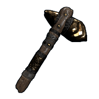 Gold Ore Stone Hatchet image