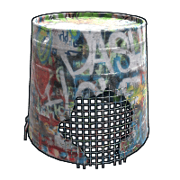Graffiti Bucket Helmet image