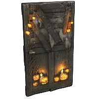 Hell-o-ween Wooden Door image