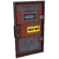 Keep Out Armored Door image