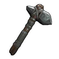 Low Poly Stone Hatchet image