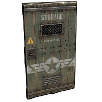Military Storage Wooden Door image