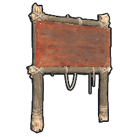 One Sided Town Sign Post image