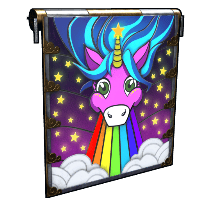 Rainbow Pony Garage Door image
