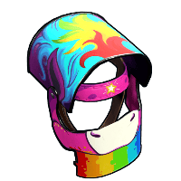 Rainbow Pony Helmet image