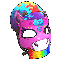 Rainbow Pony Mask image