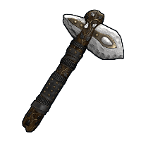 Silver Leaf Stone Hatchet image