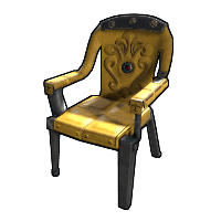 Yellow Ornate Chair image