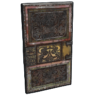 Antique Metal Door image