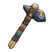 Mosaic Stone Hatchet image