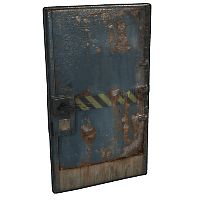 Hazard Metal Door image
