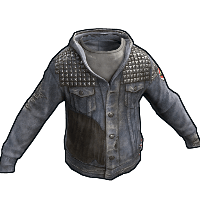 Denim Studded Hoodie image