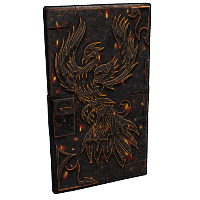 Fire Phoenix Metal Door image