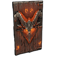 Molten Visage Wood Door image