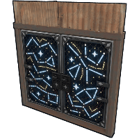 Constellations Metal Double Door image