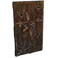 Halloween Wooden Door image