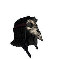 Raven Deer Skull Mask image