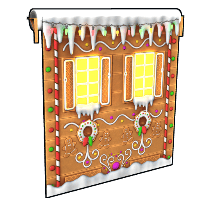 Gingerbread Garage Door image