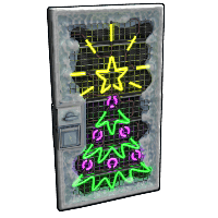 Neon Tree Frozen Door image