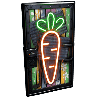 Neon Carrot Door image