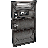 Brutalist Armored Door image