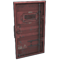 Red Armored Container Door image