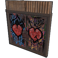 Graffiti Love Double Door image
