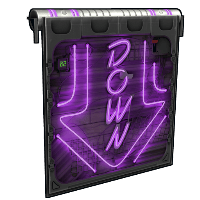 Neon Down Garage Door image