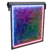 Neon Bismuth Garage Door image