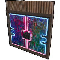 Neon Bismuth Metal Double Door image