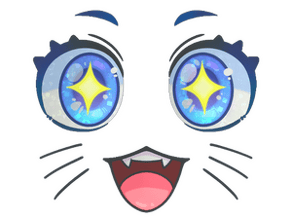 Kawaii Eyes (Glitter) image