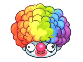 Clown Wig image