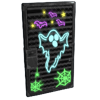 Neon Ghost Door image