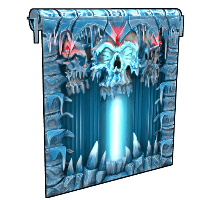 Frozen Crypt Garage Door image
