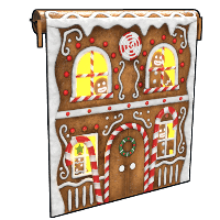 Gingerbread House Garage Door image