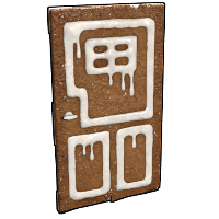 Gingerbread Wooden Door image