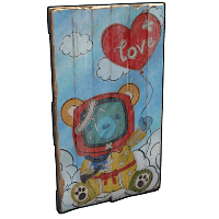 Teddy Love Wooden Door image