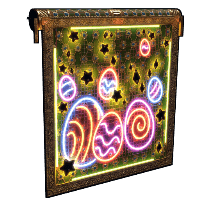 Neon Easter Garage Door image