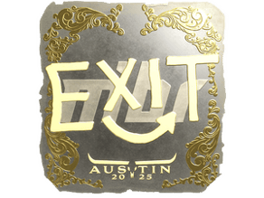 exit (Gold) image