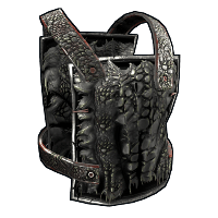 Black Alligator Metal Chest Plate image