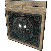 Tomb Of The Octopus Wooden Double Door image
