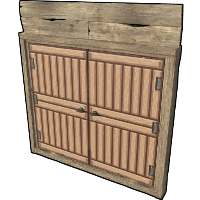 Pixel Wooden Double Door image