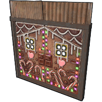 Gingerbread Metal Double Door image