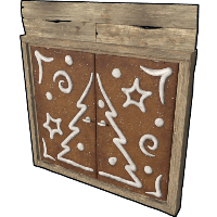 Ginger Bread Wooden Double Door image