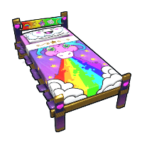 Rainbow Pony Bed image