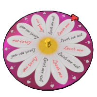 Loves me Loves me Not Spinning Wheel image