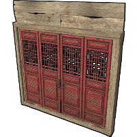 Chinese Panel Wooden Doors image