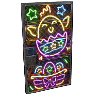 Neon Rise Sheet Metal Door image