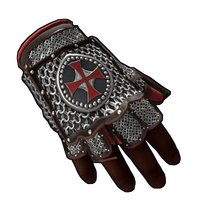 Knights Templar Roadsign Gloves image