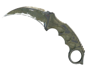 ★ StatTrak™ Karambit | Safari Mesh (Battle-Scarred)